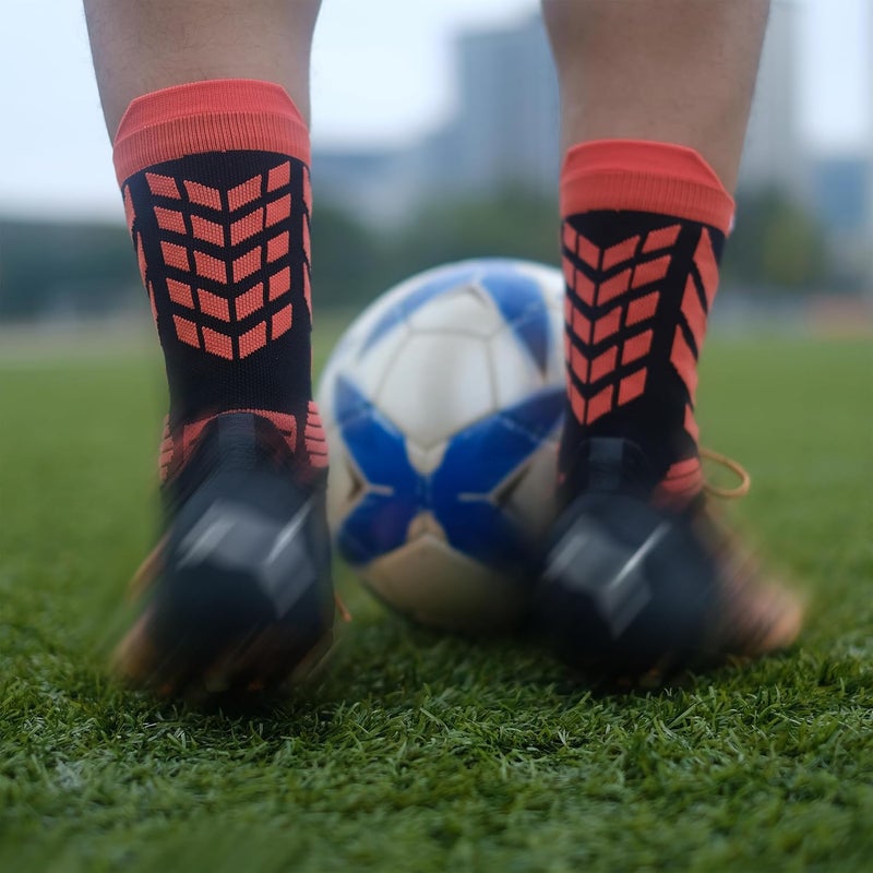FUNRY Store Grip Socks Soccer for Men&Women,Non-Slip Soccer Socks,Elite Compression Socks for Running Basketball （ men's size 6-11） - Image 5